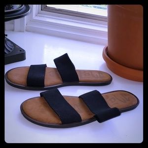 Black Mad Love Sandals